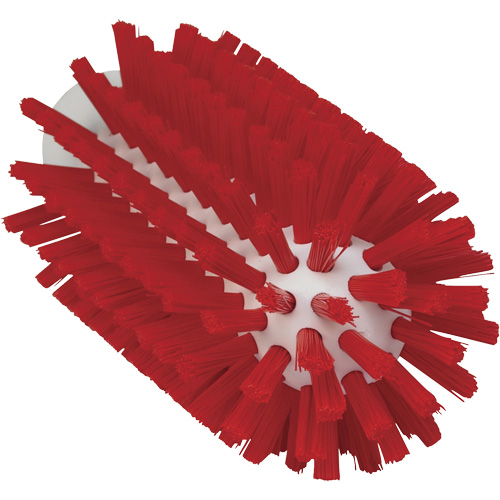 2.5" Brush, Stiff Bristles, 5-3/5" Long, Red O-Max