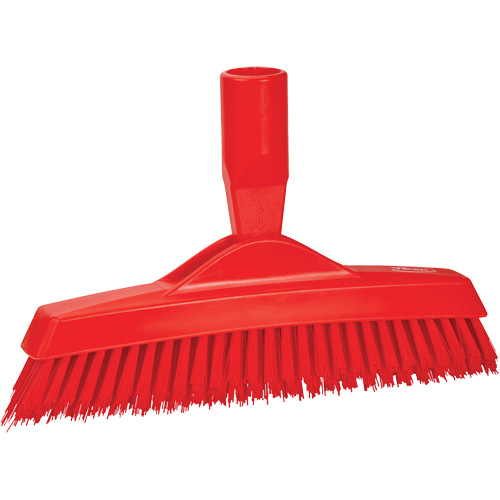Brosse &agrave; coulis, Soies Ferme, Longueur de 9-1/4", Rouge O-Max