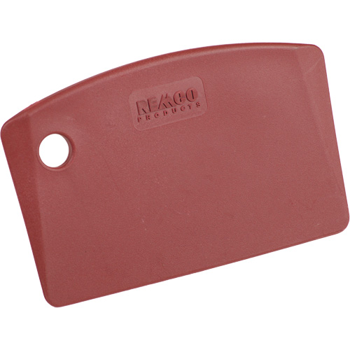 Mini grattoir de paillasse perceptible par d&eacute;tecteur de m&eacute;tal, Rouge, 5-1/4" la x 3-2/5" lo O-Max