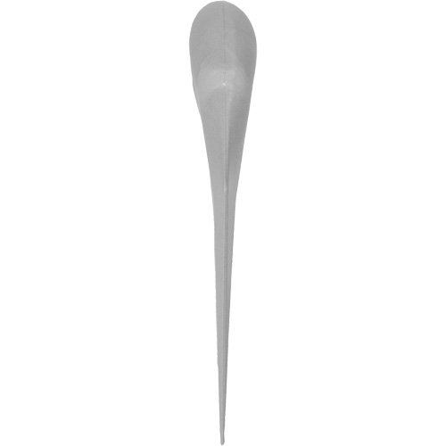 Grattoir de paillasse perceptible par d&eacute;tecteur de m&eacute;tal, Gris, 8-1/2" la x 5-1/4" lo O-Max