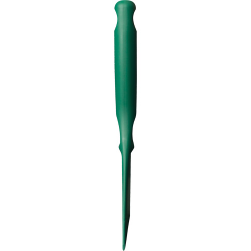 Grand grattoir perceptible par d&eacute;tecteur de m&eacute;tal, Vert, 4-1/4" la x 10" lo O-Max