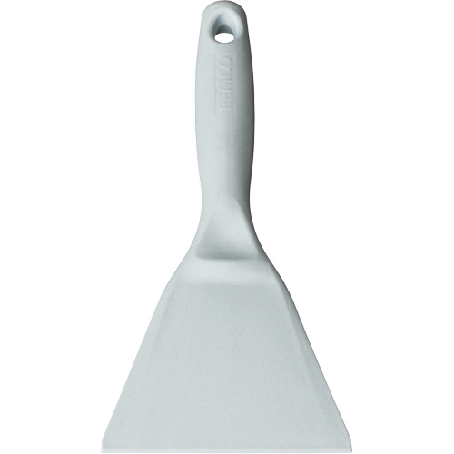 Grand grattoir perceptible par d&eacute;tecteur de m&eacute;tal, Gris, 4-1/4" la x 10" lo O-Max
