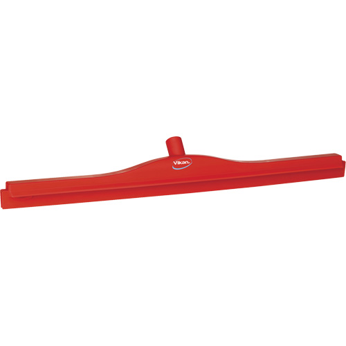 Raclette &agrave; lame double ultra hygi&eacute;nique, 28", Rouge O-Max
