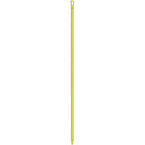 Manche ultra hygi&eacute;nique, Balai/Brosse/Support &agrave; tampon/Grattoir/Raclette, Jaune, Ergonomique, 67" lo O-Max