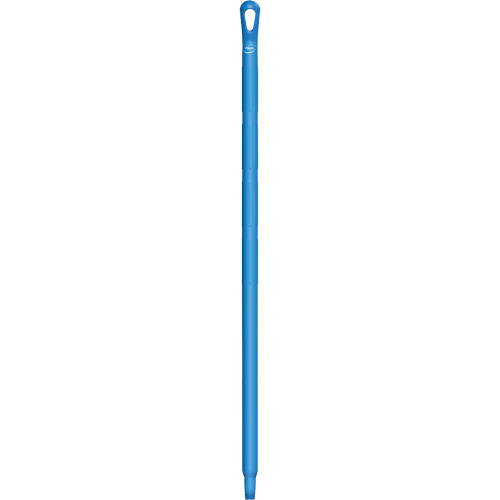 Manche ultra hygi&eacute;nique, Balai/Brosse/Support &agrave; tampon/Grattoir/Raclette, Bleu, Standard, 40" lo O-Max