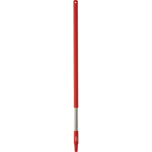 Handle, Broom/Brush/Pad Holder/Scraper/Squeegee, Red, Standard, 40" L O-Max