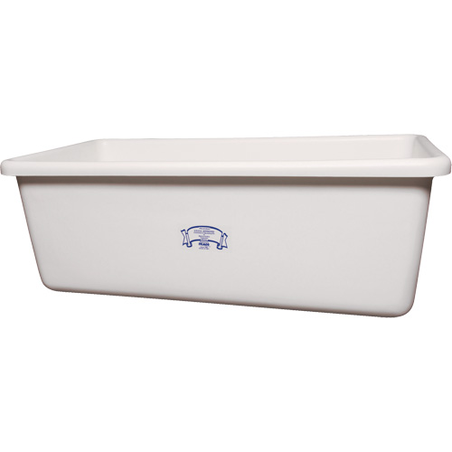 Bac de rangement et transport, Plastique, Blanc O-Max