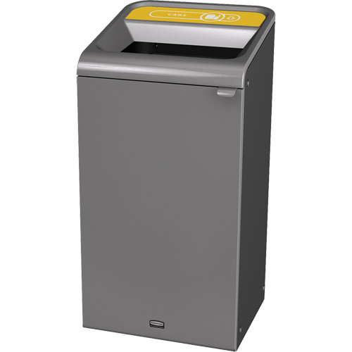 Conteneur pour d&eacute;chets de bidon Configure, Vrac/Bord de rue/De bureau, Acier, 23 gal. US O-Max