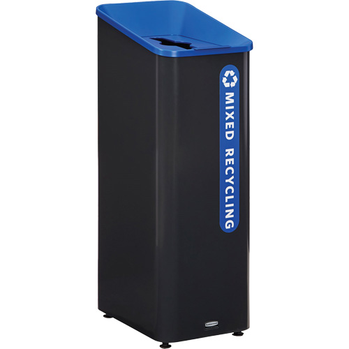Bac de recyclage mixte Sustain, Vrac, Plastique, 15 gal. US O-Max