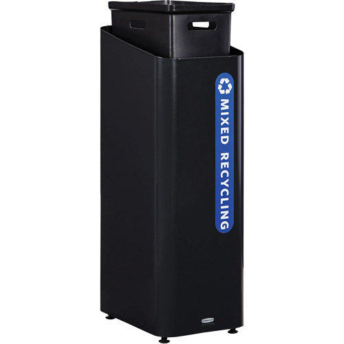 Bac de recyclage mixte Sustain, Vrac, Plastique, 15 gal. US O-Max