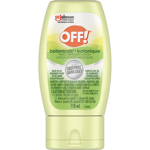 Off!&reg; Botanicals&reg; Insect Repellent, DEET Free, Lotion, 118 g O-Max