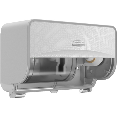 Distributeur de papier hygi&eacute;nique horizontal en rouleaux standards Icon, Multiple Capacit&eacute; du rouleau O-Max