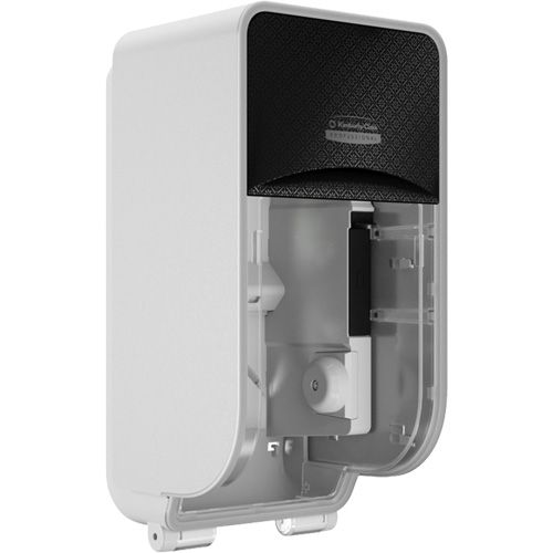 Distributeur de papier hygi&eacute;nique vertical de rouleaux standards Icon, Multiple Capacit&eacute; du rouleau O-Max