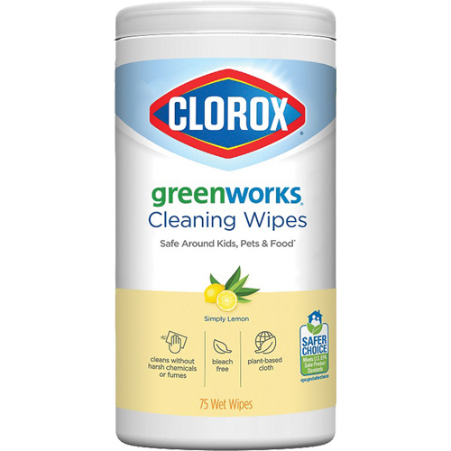 GreenWorks Cleaning Wipes, 75 Wipes O-Max