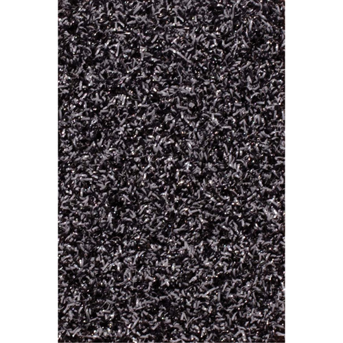 Tundra Indoor/Outdoor Matting, Latex/Polypropylene, Scraper Type, Tufted Cut Pile Pattern, 3-1/2' x 15', Charcoal O-Max