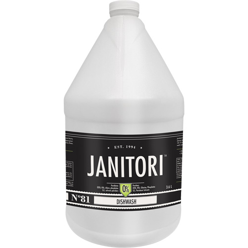 Janitori 81 Dishwash Cleaner, Liquid, 4 L O-Max