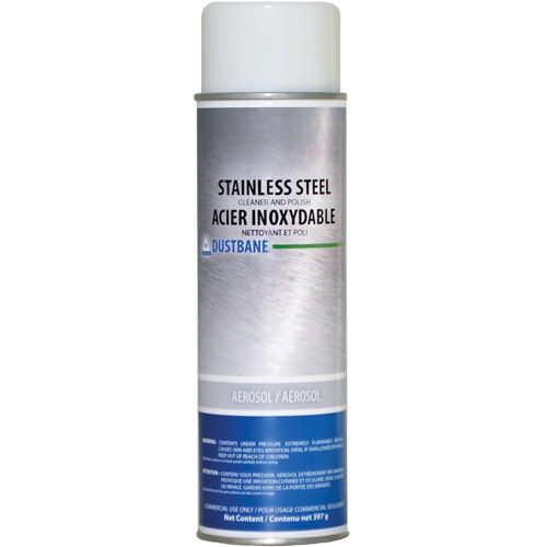 Stainless Steel Cleaner, 396 g, Aerosol Can O-Max