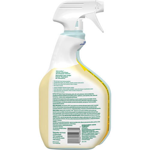 Nettoyant tout usage CloroxPro Clorox EcoClean, 946 ml, Bouteille &agrave; g&acirc;chette O-Max