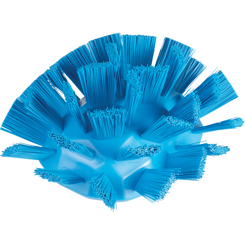 Brosse UST pour cuves, Soies Ferme, Longueur de 7-1/2", Bleu O-Max