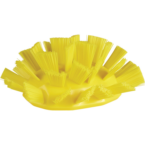 Brosse UST pour cuves, Soies Ferme, Longueur de 7-1/2", Jaune O-Max