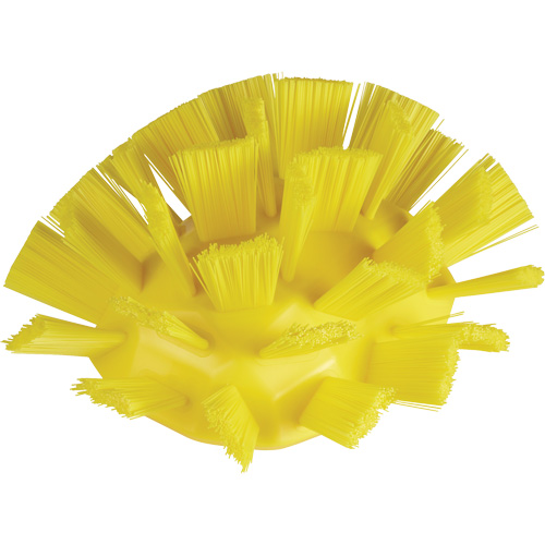 Brosse UST pour cuves, Soies Ferme, Longueur de 7-1/2", Jaune O-Max