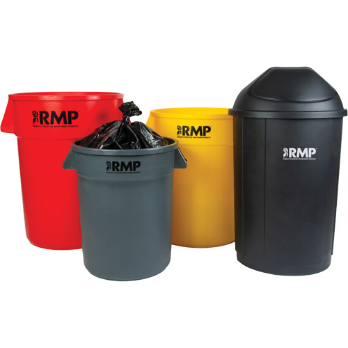 Garbage Bin, Polyethylene, 20 US gal. O-Max