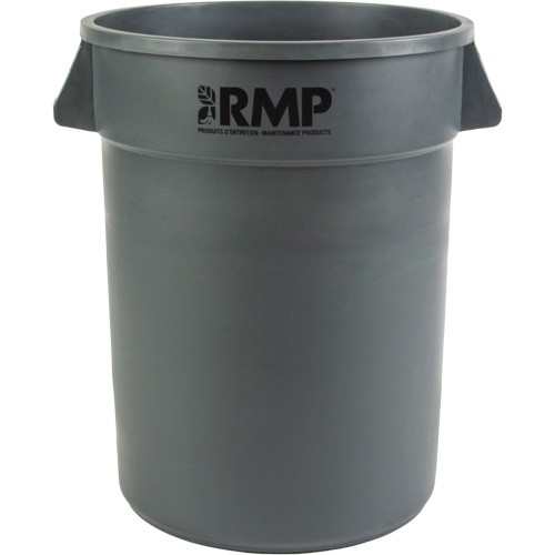 Bac &agrave; d&eacute;chets, Poly&eacute;thyl&egrave;ne, 32 gal. US O-Max