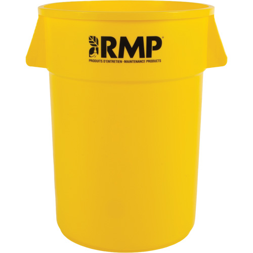 Garbage Bin, Polyethylene, 44 US gal. O-Max