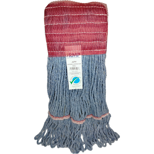 T&ecirc;te de vadrouille &agrave; bande large, Antimicrobien/Finition de plancher/Sp&eacute;cialis&eacute;, Coton/Rayonne/Synth&eacute;tique, Style Boucle O-Max