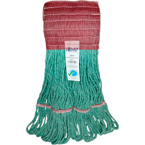 T&ecirc;te de vadrouille &agrave; bande large, Antimicrobien/Finition de plancher/Sp&eacute;cialis&eacute;, Coton/Rayonne/Synth&eacute;tique, Style Boucle O-Max