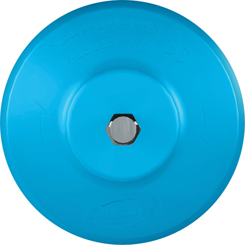 Brosse ronde HyDrive pour perceuse, Soies Tr&egrave;s ferme, Longueur de 3-1/10", Bleu O-Max