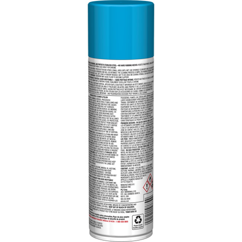 Nettoyant & polis pour acier inoxydable Pro Line, 15 oz, Canette a&eacute;rosol O-Max