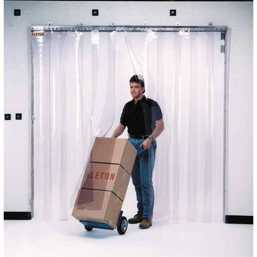 Strip Curtain Doors, 5' x 8' Door Opening, 8" Strip Width, 0.080" Strip Thickness O-Max