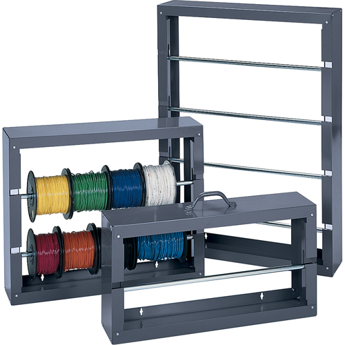 Wire Spool Rack - 1 Rod, Starter, 6" W x 26-1/8" D x 10-3/8" H O-Max