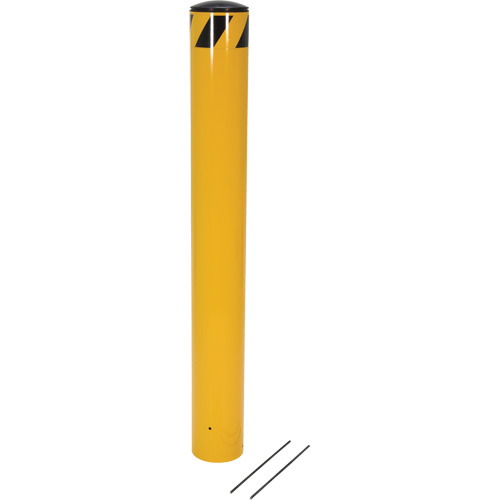 Bornes &agrave; couler, Acier, 48-1/2" h x 5-9/16" la, Jaune O-Max