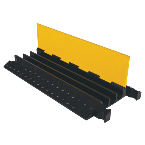 Yellow Jacket&reg; Heavy Duty Cable Protector, 3 Channels, 36" L x 18.5" W x 2.875" H O-Max