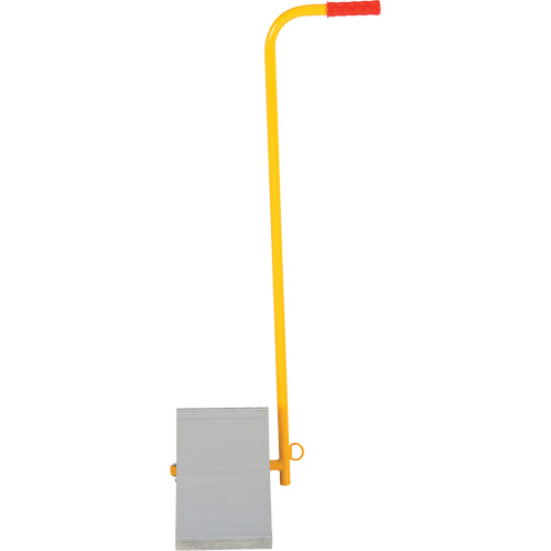 Aluminum Wheel Chock With Handle, 7" W x 11-7/8" D x 7-11/16" H O-Max