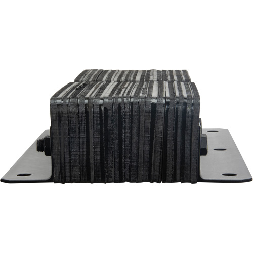 Butoirs de quai lamell&eacute;s, Vertical, Caoutchouc, 11" la x 4" p x 24" h O-Max