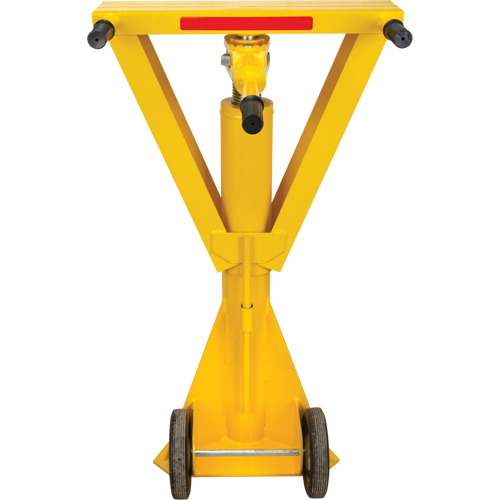 100,000 lbs. Static Capacity Ratchet Beam Trailer Jack, 20 tons Lift Capacity O-Max