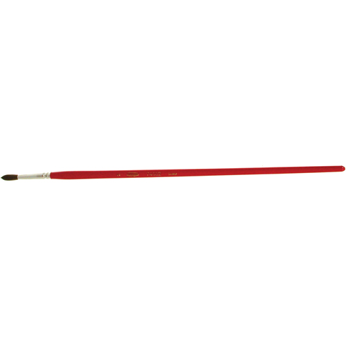Round Marking Paint Brush, 5/32" Brush Width, Camel Hair, Wood Handle O-Max