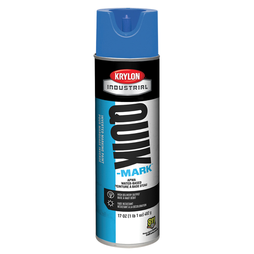 Peinture de marquage industrielle invers&eacute;e &agrave; base d'eau Quik-Mark, 17 oz, Canette a&eacute;rosol O-Max