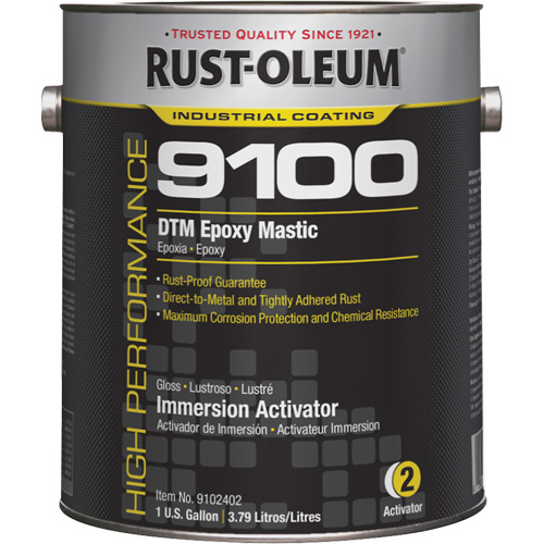 Activateur standard pour mastic &eacute;poxy DTM du syst&egrave;me 9100, Gallon O-Max
