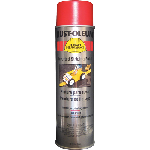 Peinture pour traçage de ligne invers&eacute;e System 2300, Rouge, 18 oz, Canette a&eacute;rosol O-Max