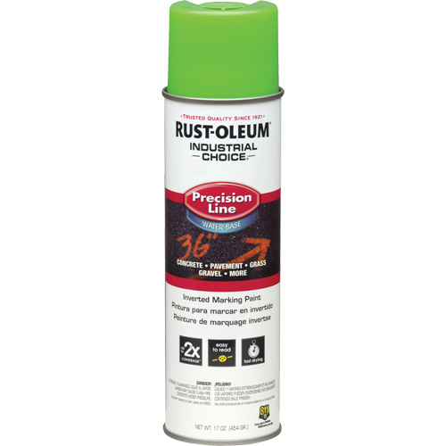 M1800 Water-Based Precision Line Marking Paint, 17 oz., Aerosol Can O-Max