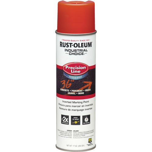 M1800 Water-Based Precision Line Marking Paint, 17 oz., Aerosol Can O-Max