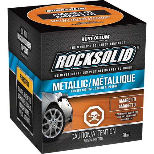 RockSolid&reg; Metallic Powder Additive, 60 mL, Bottle, Amaretto O-Max