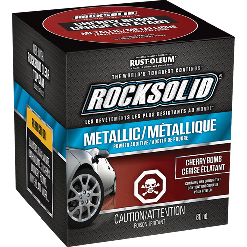 RockSolid&reg; Metallic Powder Additive, 60 mL, Bottle, Cherry Bomb O-Max