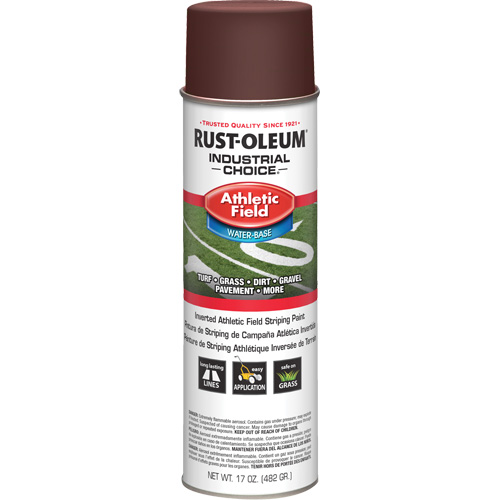 Peinture de lignage pour terrains de sport AF1600, Rouge, Canette a&eacute;rosol O-Max