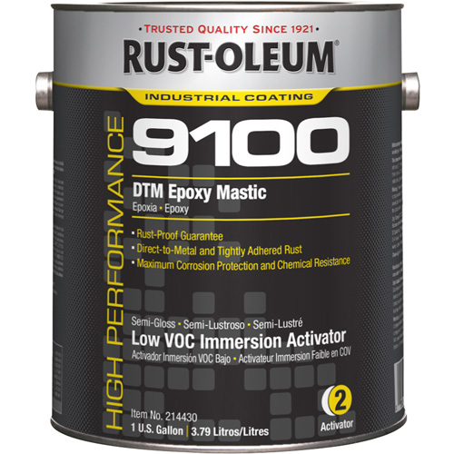 Activateur (250 COV) pour l'immersion du mastic &eacute;poxydique DTM du syst&egrave;me 9100, Gallon O-Max