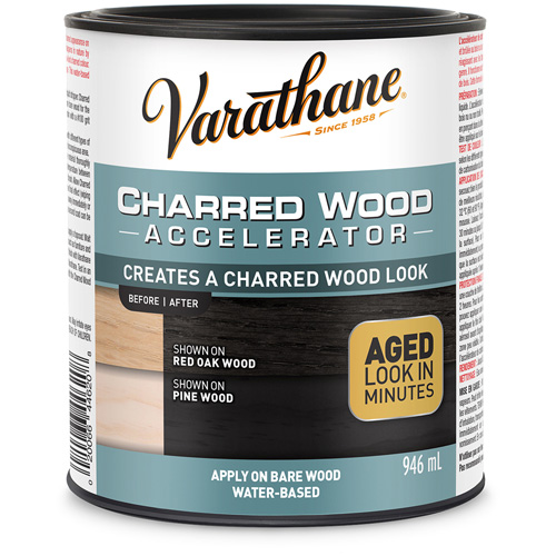 Acc&eacute;l&eacute;rateur de vieillissement du bois Varathane, 946 ml, Canette, Noir O-Max